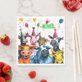 Oliver Birthday Serviette (Beispiel)