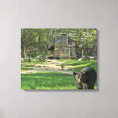 Oliver Cabin Bear Canvas Print Leinwanddruck (Vorderseite)