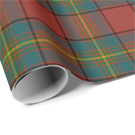 Oliver Clan Red Tartan Geschenkpapier