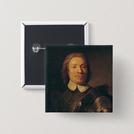 Oliver Cromwell Button (Vorne & Hinten)