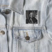 Oliver Cromwell-Illustration Button (Beispiel)