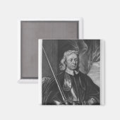 Oliver Cromwell Illustration Magnet (Vorderseite/Rückseite)