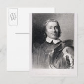 Oliver Cromwell , Lord Protector of England Postkarte (Vorne/Hinten)