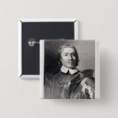 Oliver Cromwell, Lord Protector von England Button (Vorne & Hinten)