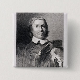 Oliver Cromwell, Lord Protector von England Button