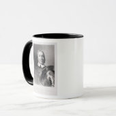 Oliver Cromwell, Lord Protector von England Tasse (Vorderseite Links)