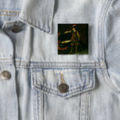 Oliver Cromwell mit dem Sarg von Charles I Button (Beispiel)