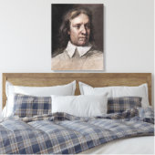 Oliver Cromwell Portrait Leinwanddruck (Insitu (Schlafzimmer))