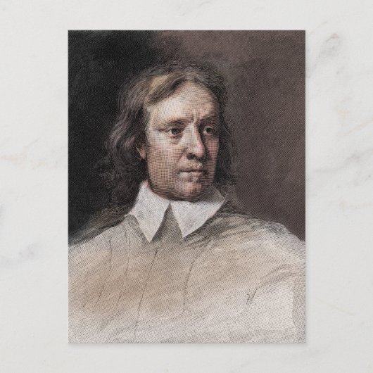 Oliver Cromwell Portrait Postkarte (Vorderseite)