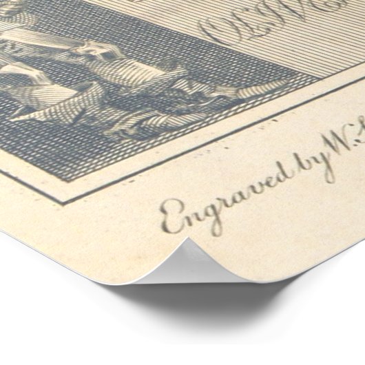 Oliver Cromwell Poster (Ecke)