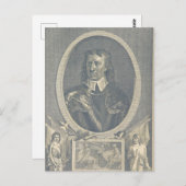 Oliver Cromwell Postkarte (Vorne/Hinten)