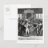 Oliver Cromwell Postkarte (Vorne/Hinten)