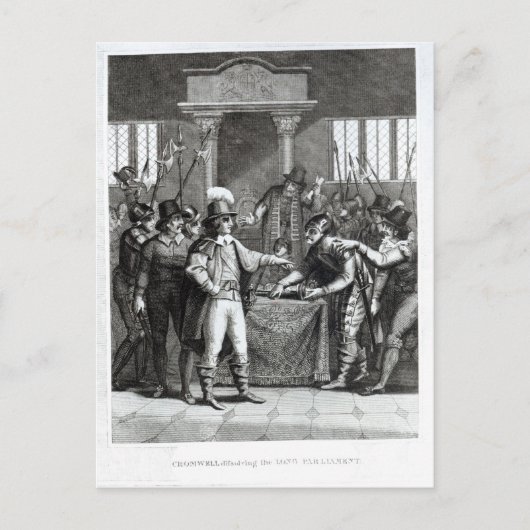 Oliver Cromwell Postkarte (Vorderseite)