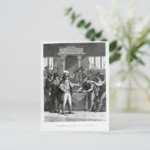 Oliver Cromwell Postkarte (Stehend Vorderseite)