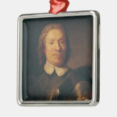 Oliver Cromwell Silbernes Ornament (Links)
