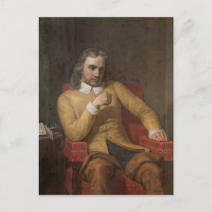 Oliver Cromwell von Charles Lucy Postkarte
