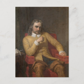 Oliver Cromwell von Charles Lucy Postkarte
