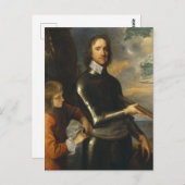 Oliver Cromwell von Robert Walker Postkarte (Vorne/Hinten)