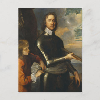 Oliver Cromwell von Robert Walker Postkarte