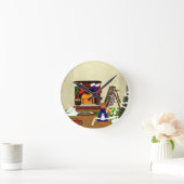 Oliver Decorations für Weihnachten Runde Wanduhr (Zuhause)