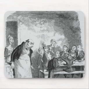 Oliver, der für mehr fragt mousepad