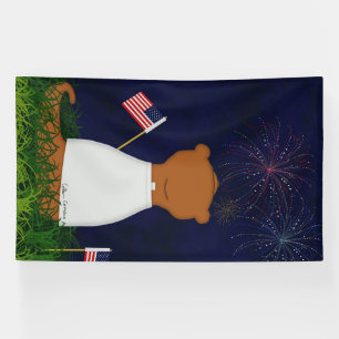 Oliver Der Otter beobachtet Feuerwerk Banner
