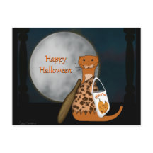 Oliver, der Otter, der in seinem Halloween-Kostüm 