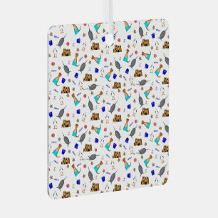 Oliver der Otter Sommer Strandurlaub Muster Ornament Aus Metall