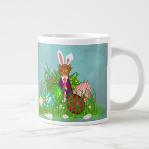 Oliver der Otter und das große Osterei Jumbo-Tasse