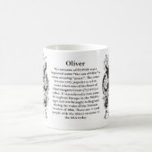Oliver-Familien-Wappen Tasse (Mittel)