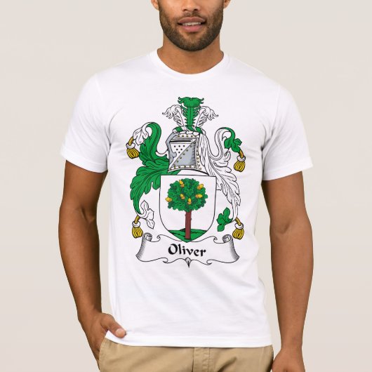 Oliver-Familienwappen T-Shirt (Vorderseite)