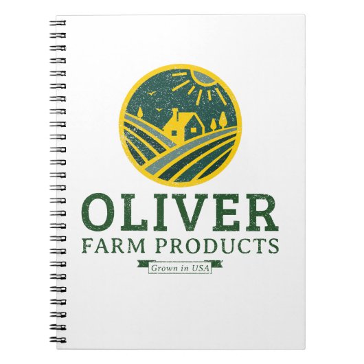 Oliver Farm Notizblock (Vorderseite)