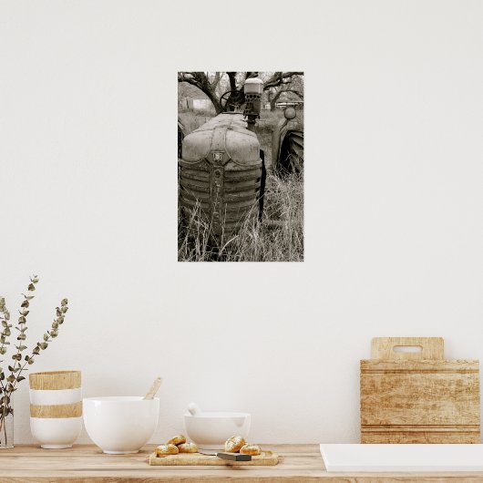Oliver Farm Tractor Poster (Küche)