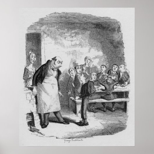 Oliver fragend für mehr poster (Vorne)