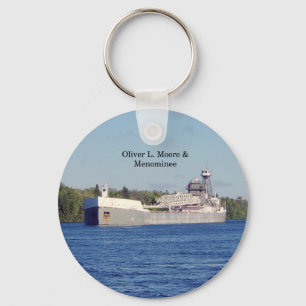 Oliver L. Moore & Menominee Schlüsselkette Schlüsselanhänger