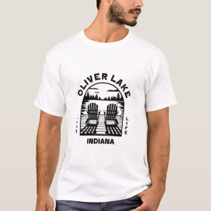 Oliver Lake Indiana Outdoors Vintage 1 T-Shirt