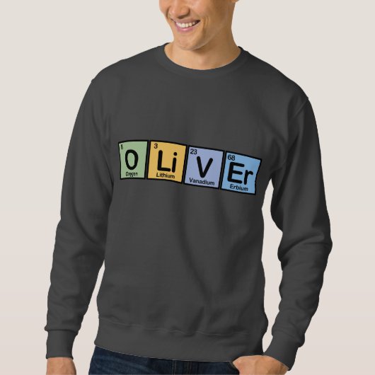 Oliver machte von den Elementen Sweatshirt (Vorderseite)