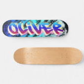 OLIVER Maßgeschneidertes Graffiti-Skateboard Skateboard (Horizontal)