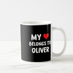 Oliver - Mein Herz gehört Oliver - Liebe Kaffeetasse
