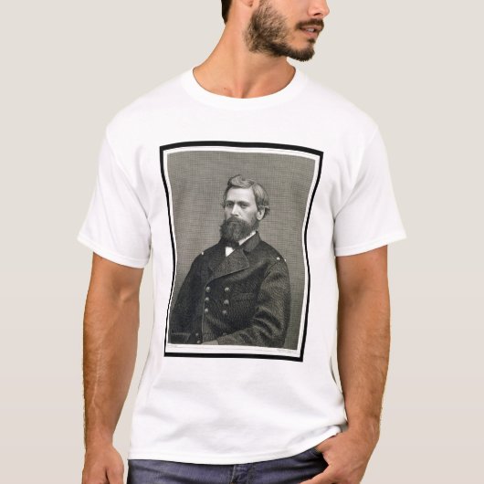 Oliver Otis Howard (1830-1909), graviert von T-Shirt (Vorderseite)