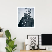 Oliver Otis Howard (b/w Foto) Poster (Heimbüro)
