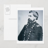 Oliver Otis Howard (b/w Foto) Postkarte (Vorne/Hinten)