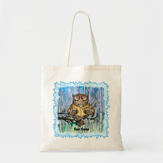 Oliver Owl liest Tragetasche (Vorne)