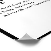 Oliver, Personalisierter Name Definition für Junge Poster (Ecke)