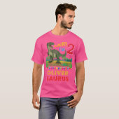 Oliver Saurus Rawr I'M 2 Dinosaur T-Rex Personaliz T-Shirt (Vorne ganz)