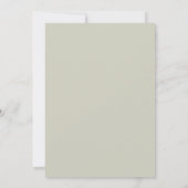 Oliver Schiefer Blatt Hochzeit Einladung (Rückseite)