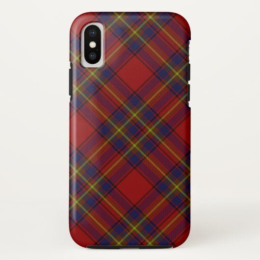 Oliver tartan rot-blau kariert Case-Mate iPhone hülle (Rückseite)