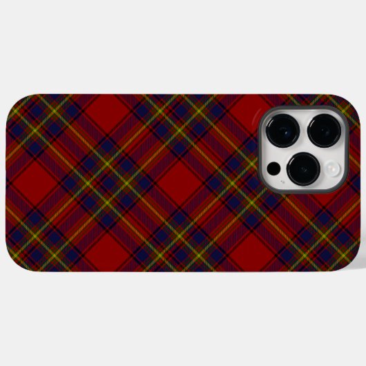 Oliver tartan rot-blau kariert Case-Mate iPhone hülle (Rückseite (Horizontal))