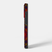 Oliver tartan rot-blau kariert iPhone hülle (Linke Seite)