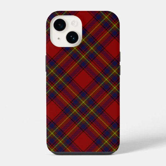 Oliver tartan rot-blau kariert iPhone hülle (Rückseite)